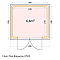 Telluria Eleganto Heavy Duty Steel Shed - 2.7m X 2.4m (9x8ft)