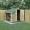 Overlap Pressure Treated 4x6 Apex Shed with Lean To