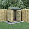 Overlap Pressure Treated 6x4 Reverse Apex Shed - No Window