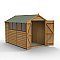 Shiplap Dip Treated 6x10 Apex Shed - Double Door