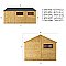 Mercia Premium Shiplap Reverse Apex Workshop 15'x10'