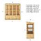 Traditional Tall Wall Greenhouse 6x3