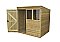 Tongue & Groove Pressure Treated 7×5 Pent Shed