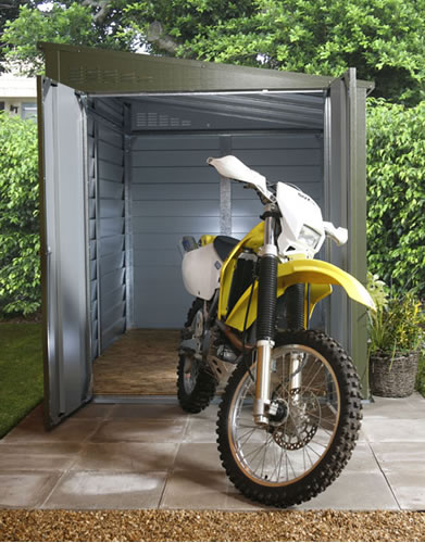 Secure motorcycle garage 940