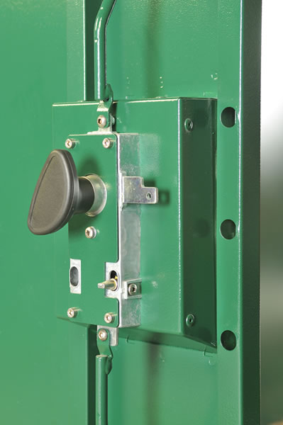 Three point locking system