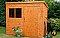 Supreme Pent Shed 8x6 (2.43mx1.82m) Ready Built Free Delivery