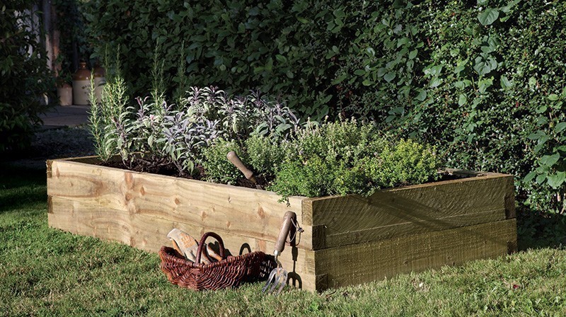 Forest Caledonian Raised Bed 180 x 90cm