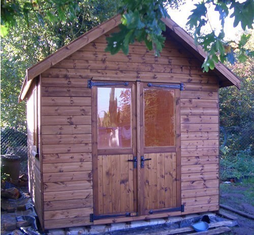 High eaves tailor made shed