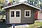 Zuluna 45mm Apex Roof Log Cabin 3.6x3.6m