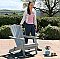 Jasmine Folding Chair - Light Grey