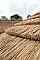 3m Premium Hexagonal Wooden Garden Gazebo with Thatched Roof – Green Lining