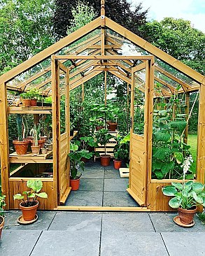 Raven Wooden Greenhouse 8’9x6’4