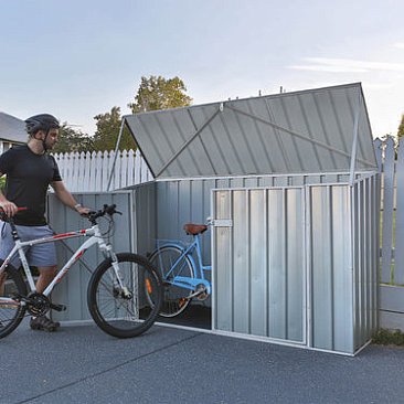 Mercia Absco Bike Store Metal Shed 7'5"x2'5"