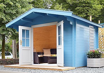 Zuluna Basic Apex Roof Cabin - 28mm 3x3m